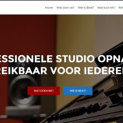 iBeat Recording Studio - Website 2015